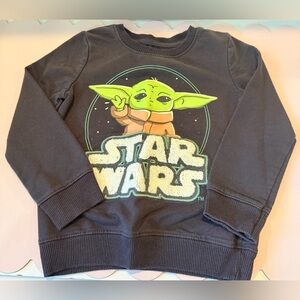 Star Wars Brown Fabric with Sweatshirt 3T Logo Grogu